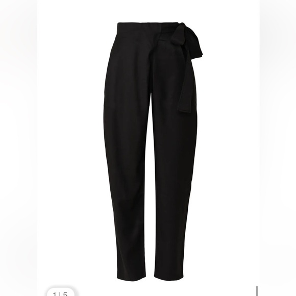 NONchalent Black Piper Pants Barrel Leg XS - Picture 6 of 6